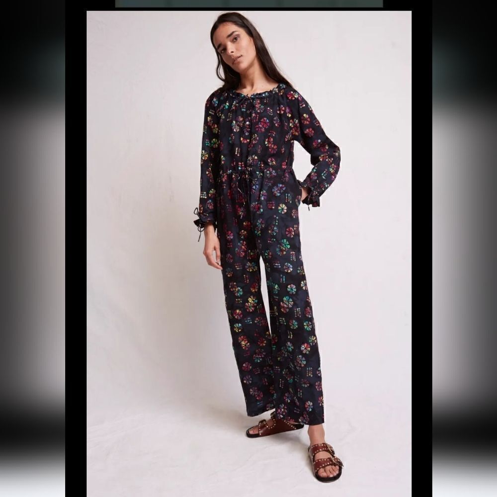 Warm Vogue Collection Multicolored Cotton jumpsuit Size 1 (Small)
